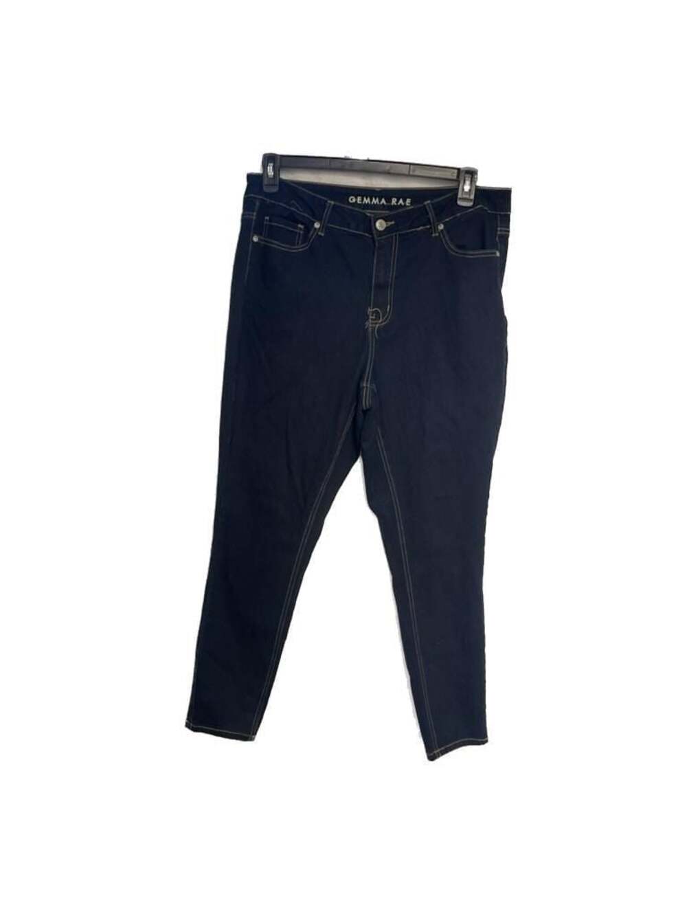 Gemma Rae Women's Plus Size 14W Dark Wash Skinny Jeans